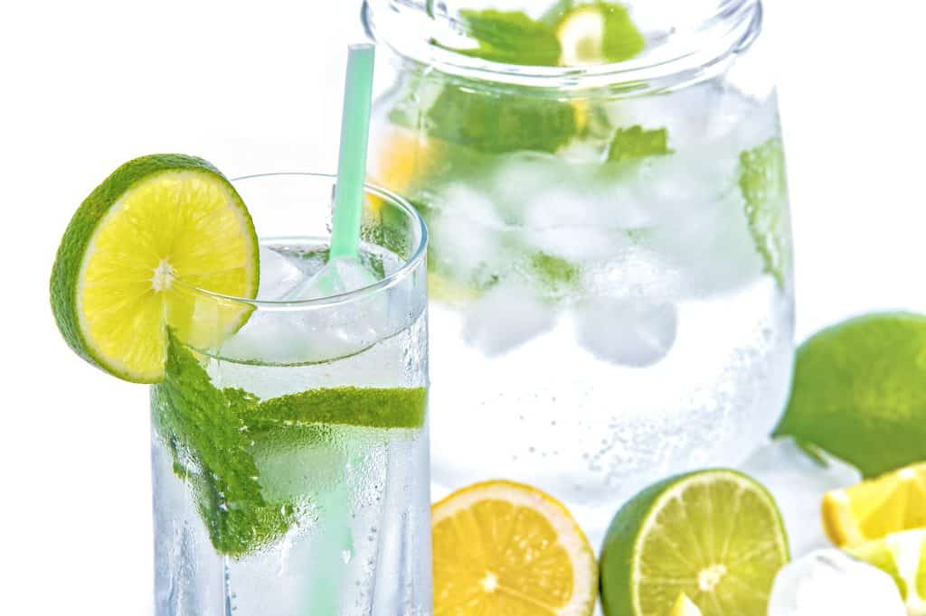 Lime mint infused water great to detox and tastes so refreshing