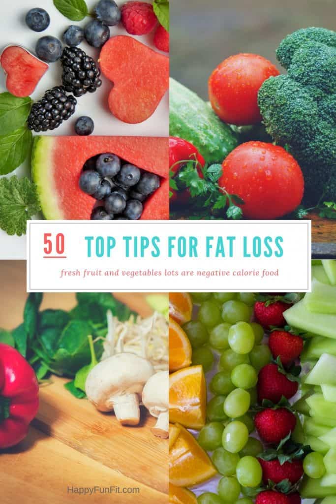 Fat loss tips negative calorie foods
