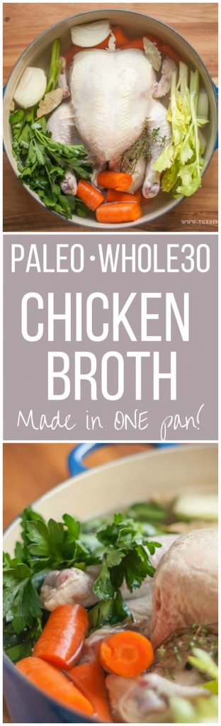 Paleo Whole30 Chicken Broth