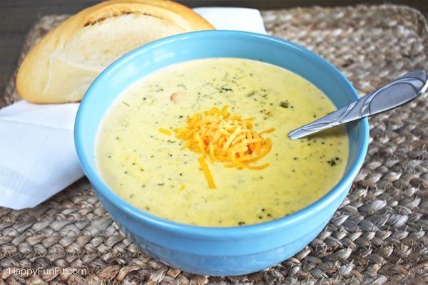 Broccoli and Cheddar soup