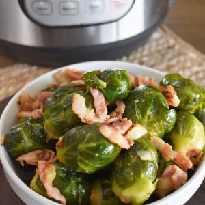 Instant Pot Keto brussels Sprouts and Bacon