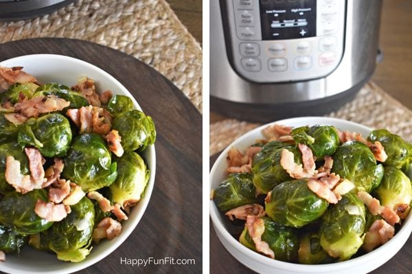 Instant Pot Bacon and Brussels Sprouts