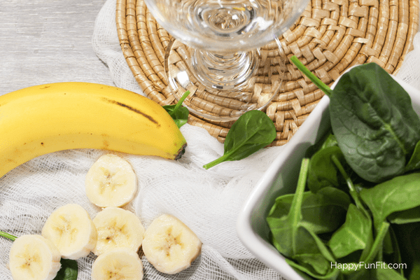 Spinach Banana Smoothie ingredients